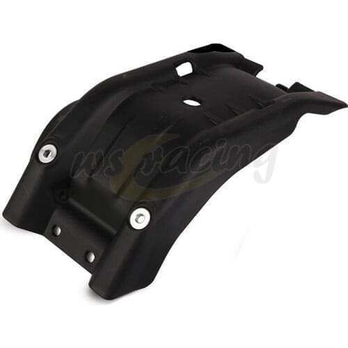 Black Engine Frame Underside Protector Sump Guard Cover Skid Plate For KTM EXCF250 EXC-F250 EXCF350 EXC-F350 SIX DAYS 2017-2018