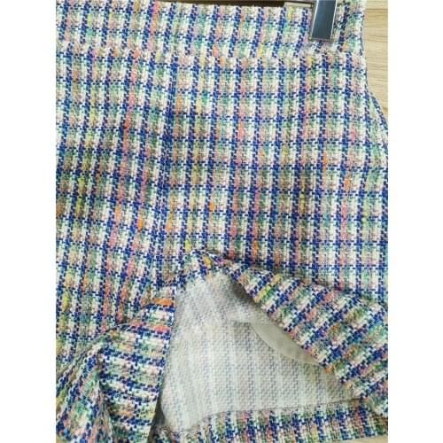 Womens Plaid Shorts High Waist Casual Shorts 2021 Spring Summer Female Clothing