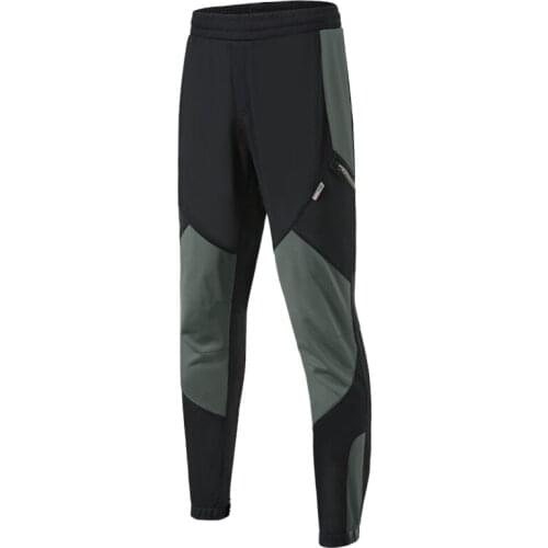 ROCKBROS Winter Cycling Pants Men Fleece Sport Reflective Trousers Keep Warm Thermal Bicycle Bike Mtb Pants Running Clothings