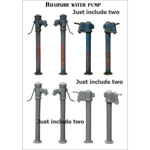 1/35 Scale Unpainted Resin Figure Roadside Water Pump 2 PCS collection figure