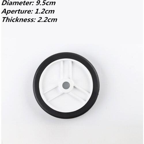 1pcs 4/5/6/7/8 Inch Belt type air compressor casters Rubber wheels thick wear-resistant casters