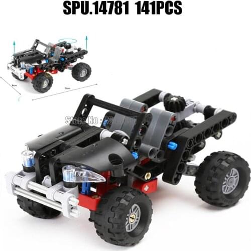 141pcs transport vanguard suv off-road car building block Toy