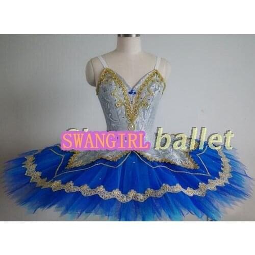Blue bird swan lake ballet stage cosutmes adult ballet tutu professional women pancake tutuSB0072