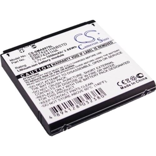 CS 1050mAh battery for Samsung Mythic A897, Mythic SGH-A897, R860 EB674241HA, EB674241HABSTD