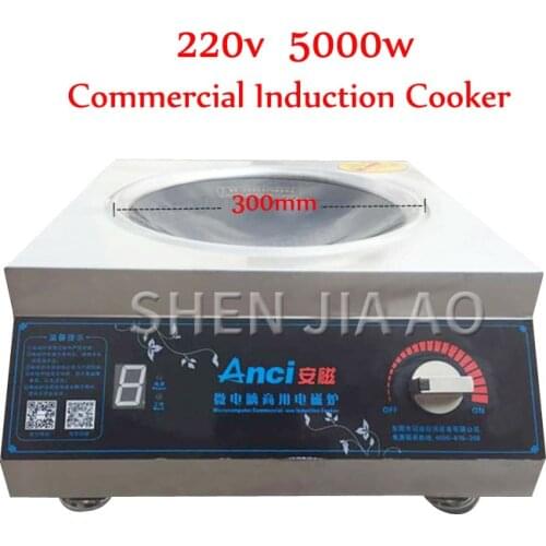 Commercial Induction Cooker 5000W Concave High Power Commercial Induction Cooker Hotel Concave Induction Cooker 220V