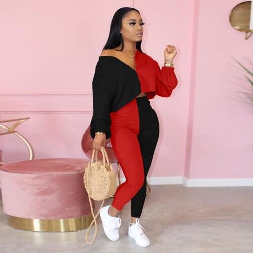 Cool Girl Pant Sets Women Clothing Sets Loose Sweatshirts Long Sleeve Spring Top Trousers Lounge Wear Two Piece Set Women New