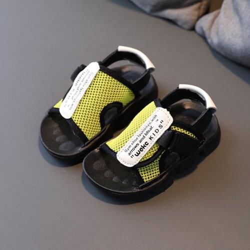 Summer New Kids' Shoes Baby Sandals Soft Soled Beach Shoes Boys' Bared Teeth Light Soled Casual Shoes