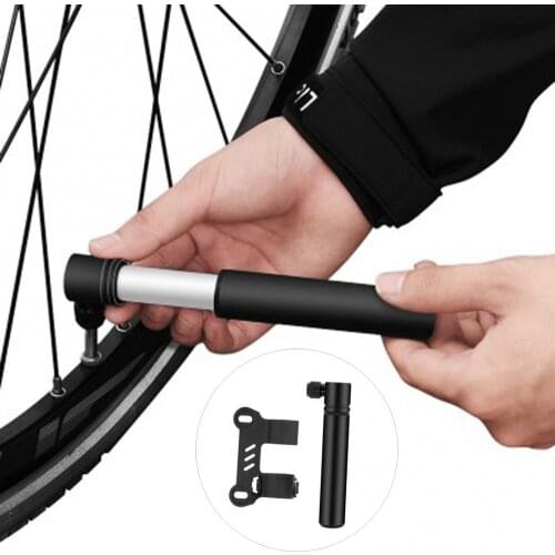 Mini Bike Pump Portable High Pressure Bicycle Air Hand Inflator Fast Inflation Bicycle Tire Pump for Road Mountain & BMX Bikes