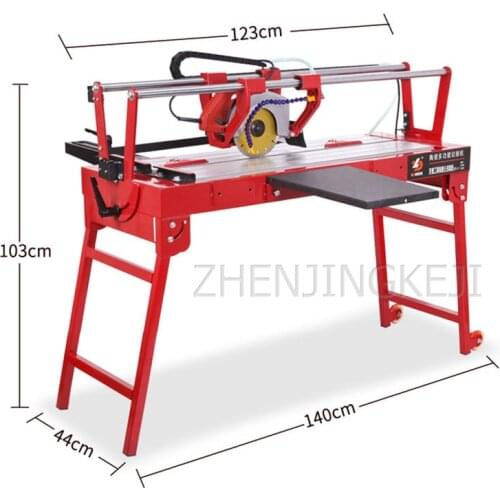 Desktop Tile cutter 45° chamfer Slotting Edging electric ceramics Stone wood Multifunction Dust free cutting tools 220V/2300W