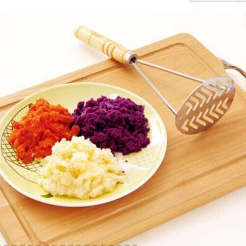 Stainless Steel Mesh Shape Potatoes Masher Professional Mash Tool Kitchen Supply