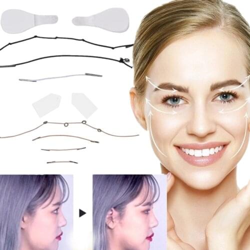 Invisible Thin Face Stickers V-Shape Line Wrinkle Sagging SkinFace Chin Adhesive Tape Facial Patches Wrinkle Remover Strips
