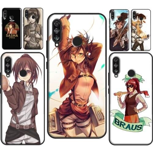 Attack on Titan Sasha Braus Soft Case For Huawei P30 Lite P20 P40 Mate 10 20 Pro P Smart 2019 Z 2021 Phone Back Cover