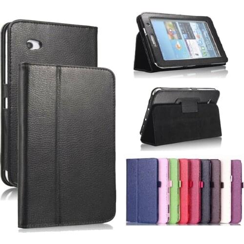 P3100 P3110 Case for Samsung Galaxy Tab 2 7.0 inch GT- P3100 P3110 Case Smart Magnetic Stand PU Leather Auto-Sleep Case