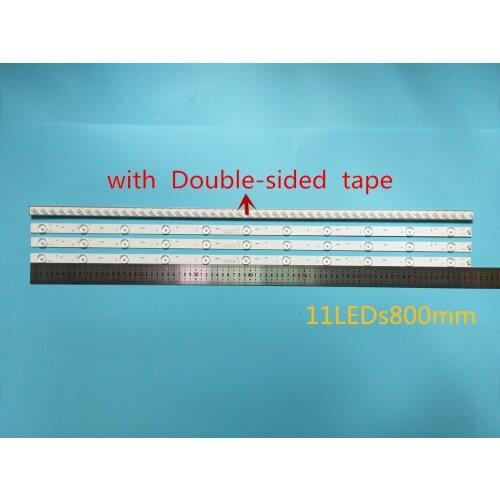 5Set =20pcs parts for LE40F3000WX LK400D3HC34J retrolighting Led lamps JVC 11 LT-40E71 (A) LED40D11-ZC14-03 (B) LED40D11-ZC14-0