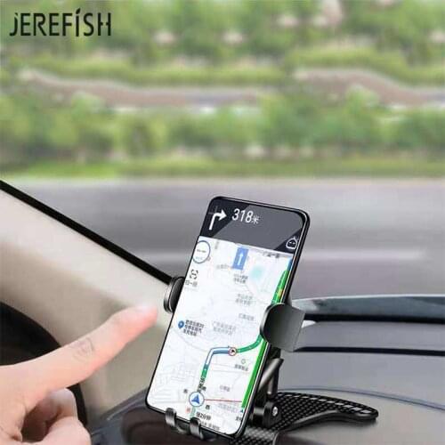 HUD Car Dashboard Phone Stand 360 Adjustable GPS Car Clips Holder Hidden Parking Number for Mobile Phone Car Stand Support