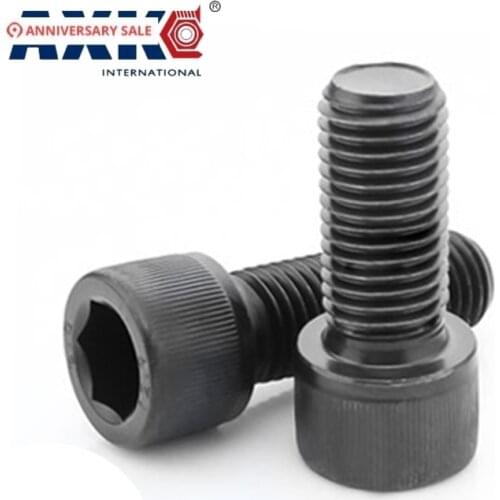 #10-32 OD 3/4 7/8 1 1-1/4 Inch Long 12.9 Grade UNF US Standard Full Fine Thread Carbon Steel Allen Head Hex Hexagon Socket Screw