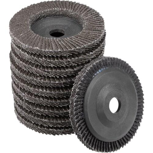 Uxcell 10 Pcs 100mm / 4inch Flap Disc Grinding Wheels Sanding Discs Abrasive Papers 60 Grits