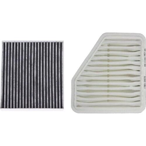 Engine&Carbonized Cabin Air Filter For CAMRY VENZA V6 Rav4 Vibe ES350 xB tC