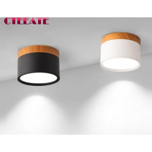 LED Downlight 220V 110V 12W 15W 18W 5W 7W 9W Surface Mounted Ceiling Downlights Nordic Spot light for indoor Foyer,Living Room