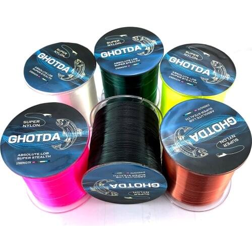 GHOTDA 1000M Japan Nylon Fishing Line Monofilament Carp Fishing Fly Ice pescaria