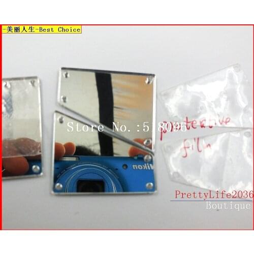 80Ps NEw Mirror Mirrored Trapezoid Stones and crystals Rhinestones 27x33mm Strass Crystal Sewing Accessories Diy Handicraft Arts