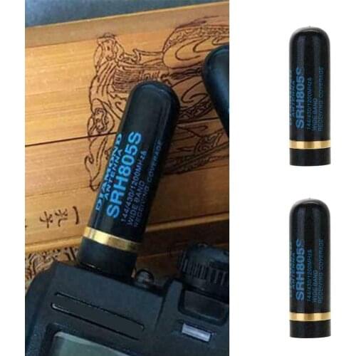 1Pcs Dual Band Antenna UHF VHF SRH805S SMA Male Antenna LT-6100 For Linton Walkie LT-6188 For Baofeng UV3R Radio Talkie UV2 W4C2