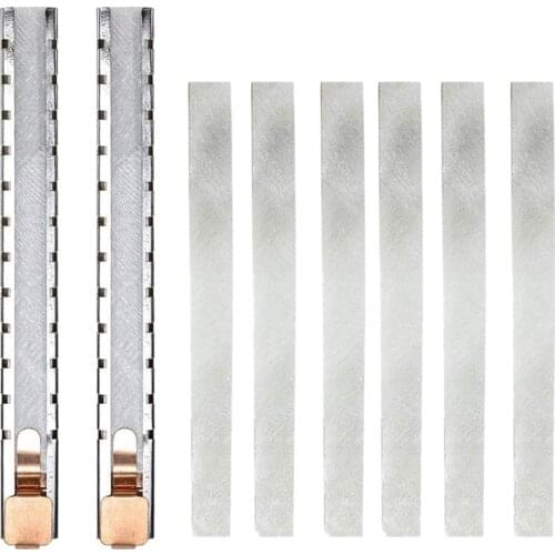 TOP 2 Soapstone Holder with 6 Flat Set/Mark White Clear and Removable Markings on Steels Quality Soapstone Pens for Welding