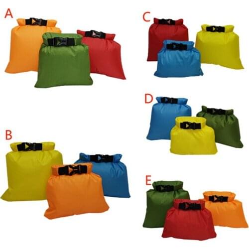 3pcs/set1.5L/2.5L/3L Waterproof Dry Bag Pack outdoor waterproof river rafting Swimming Boating Water Resistance bag