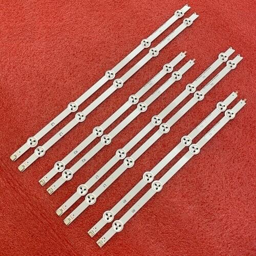 5set=40 PCS LED Backlight Strip For 42L6453B 42PFH5209 42PFT6309 6916L-1588A 1589A 1590A 1591A 6916l-1455B 1456B 1457B 1458B