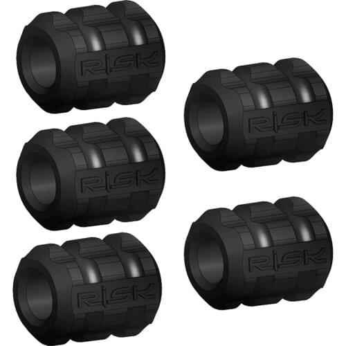 5pcs Cable Wrap Silicone Bike Cable Protector Outer Brake Gear Donut 10mm Soft