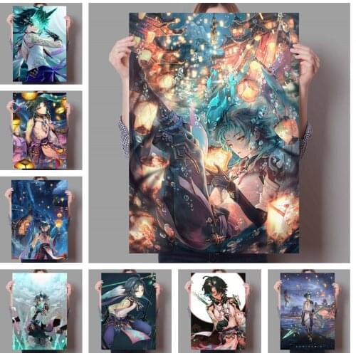 5D Diamond painting Anime Figure Genshin Impact Poster Full Square/Round Diamond Embroidery Cross Stitch Home Decor Gift