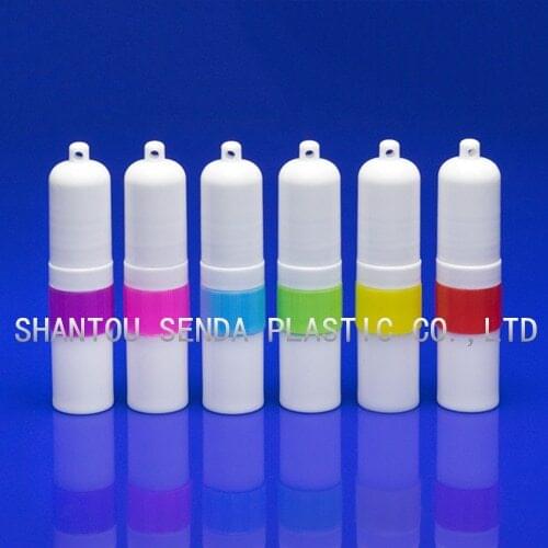 Free shipping 100pcs/lot nasal inhalant Empty Multicolored Nasal Inhalers for Essential Oil, Treat Breathing Problems Naturally