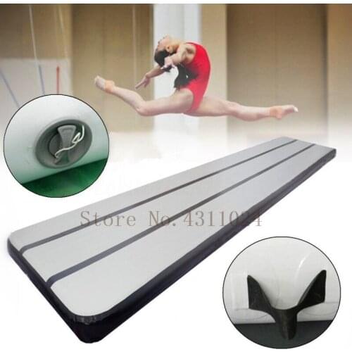 Free Shipping 7x2x0.2m Air Track Tumbling Mat Inflatable Gymnastics Mat 8 inches Thickness Airtrack Tumbling Mats with Air Pump