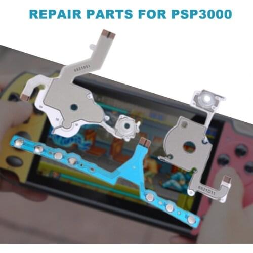 Sensitive Button Cable Left Right Button Metal Ribbon Cable Flex Replacement Repair Parts for PSP-3000