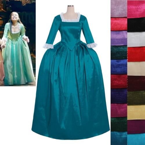 Costumebuy Musical Rock Opera Hamilton Stage Dress Victorian Marie Masquerade Cosplay Costume Women Rococo Gown Custom made