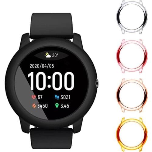 Color Shockproof Watch Protective Cover Plastic Anti-Scratch Replacement Case For Xiaomi Haylou Solar LS05 Smart Watch