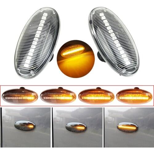 For Mazda 2 3 5 6 BT-50 MPV LED Sequential Blinker Light Dynamic Turn Signal Side Marker Indicator Lamp