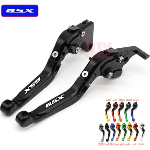 For SUZUKI GSX400F Impulse/ GSX750 Unfaired / Inazuma 1994-2004 Motorcycle Folding Extendable Adjustable Brakes Clutch Lever CNC