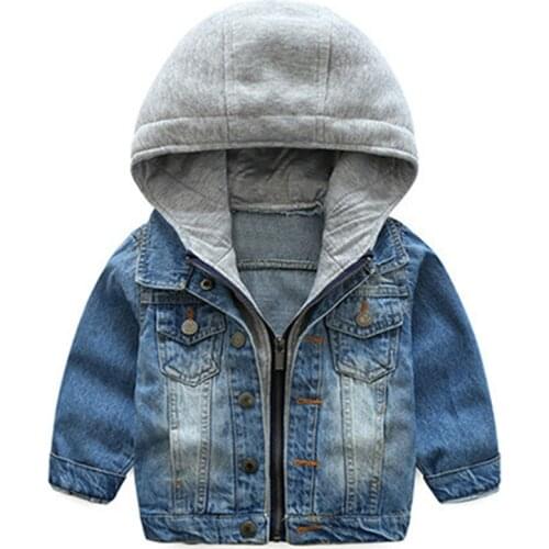 Humor Bear Denim Jackets For Boys