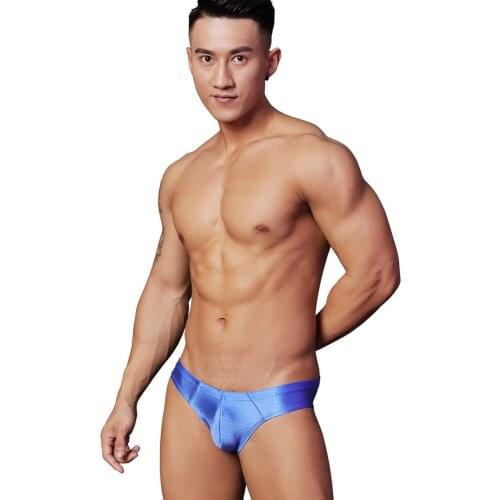 Men Briefs Swimsuit Mesh Low Waist PushUp Swimming Bathing Suit Brief Beach трусыSea Shorts Sexy Swimwear Maillot de bain SJ567