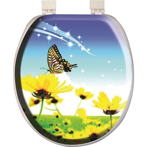 Softy Classic Pattern Soft Toilet Seat Cover White