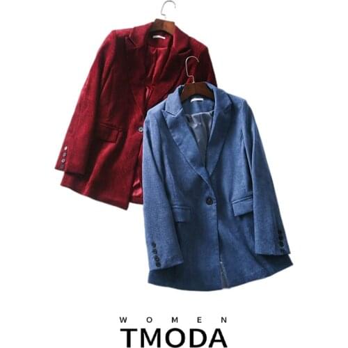 Женские синие куртки T MODA China At AliExpress