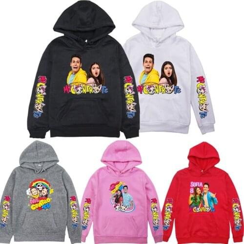 Boys Girls Children Me Contro Te Print Hoodie Cotton Cartoon Me Contro Te Hoodie Pullover Toddler Girl Sweatshirts