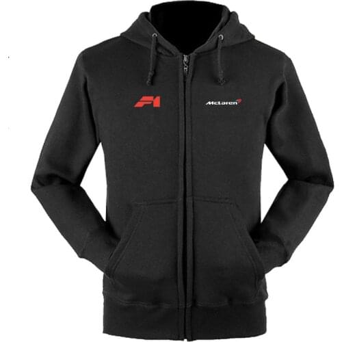 2021 McLaren logo zipper sweatshirts coat custom 4S shop zipper hoodie jacket