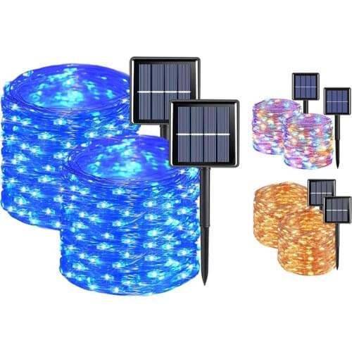 Solar String Lights Outdoor Waterproof 200 LED 8 Modes Solar Lights For Home Garden Party Christmas Decoration