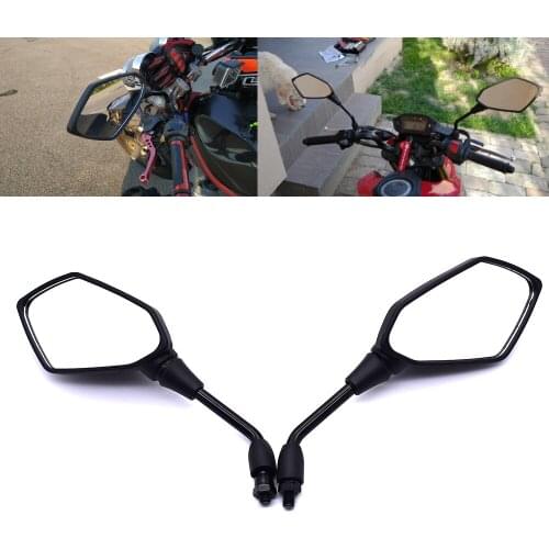 Universal 10mm motorcycle motocross ATV side mirror rearview For YAMAHA MT-07/FZ-07 FJ-09 MT-09/SR/FZ-09 FZ1 for Honda for KTM