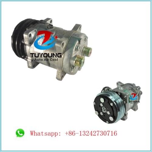 Universal Auto AC Compressor SD5H14 SD508 Horizontal 89508380 80450805 3405689R 3405689R2 450805 80450805 89508380 9508380