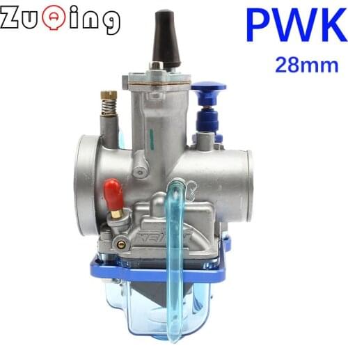 Universal PWK 28mm Motorcycle Carburetor For Suzuki Yamaha Honda K.TM Racing Parts Scooters with Power Jet Dirt Bike