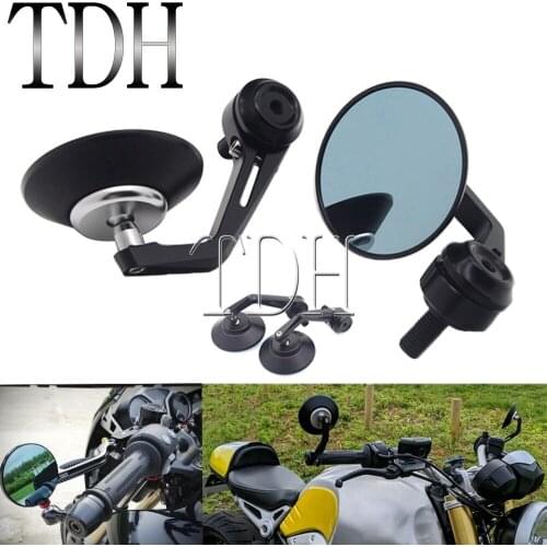 2pc Motorcycle Mirrors Side Handle Bar End Mirror For BMW R NineT Scrambler Racer F 800R HP4 S 1000 R S 1000 RR Rear View Mirrow