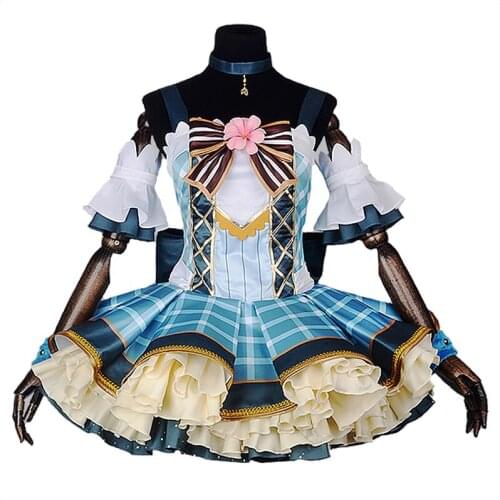 COSREA Love Live Cosplay Costume Bouquet Awakening Eli Ayase Eli Express Polyester Irregular Dress For Women Halloween Party